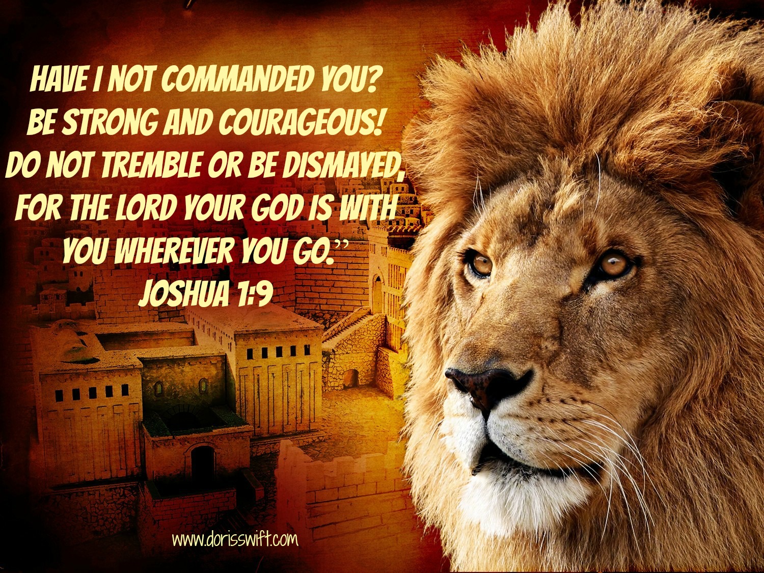 Lion Joshua scripture